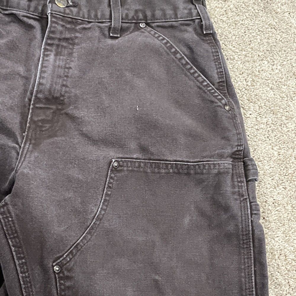 Carhartt B136 DKB Duck Double Knee Front Utility Work Pants 34x34 Vintage - Picture 6 of 12